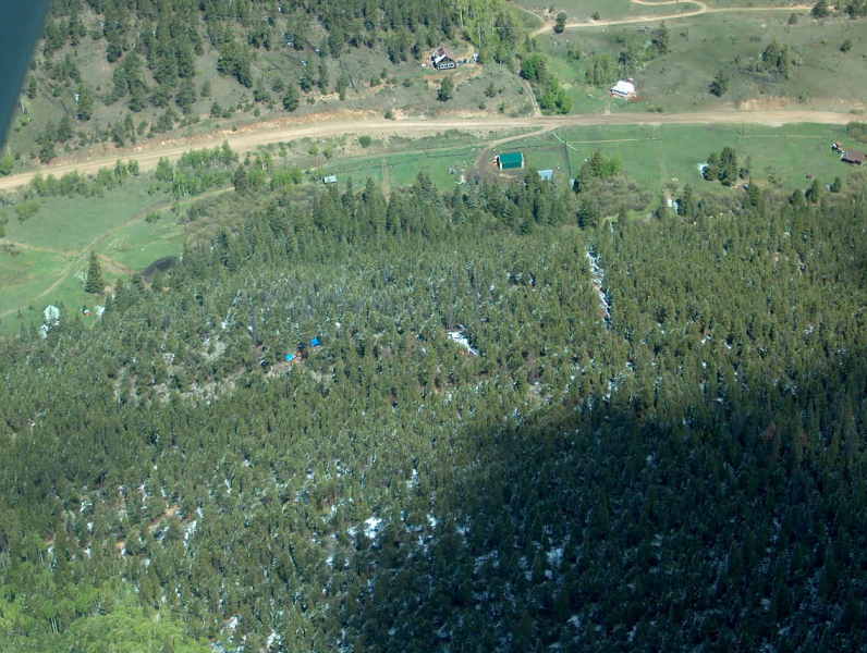 mission co 03-003_camp site looking west_blue tent
