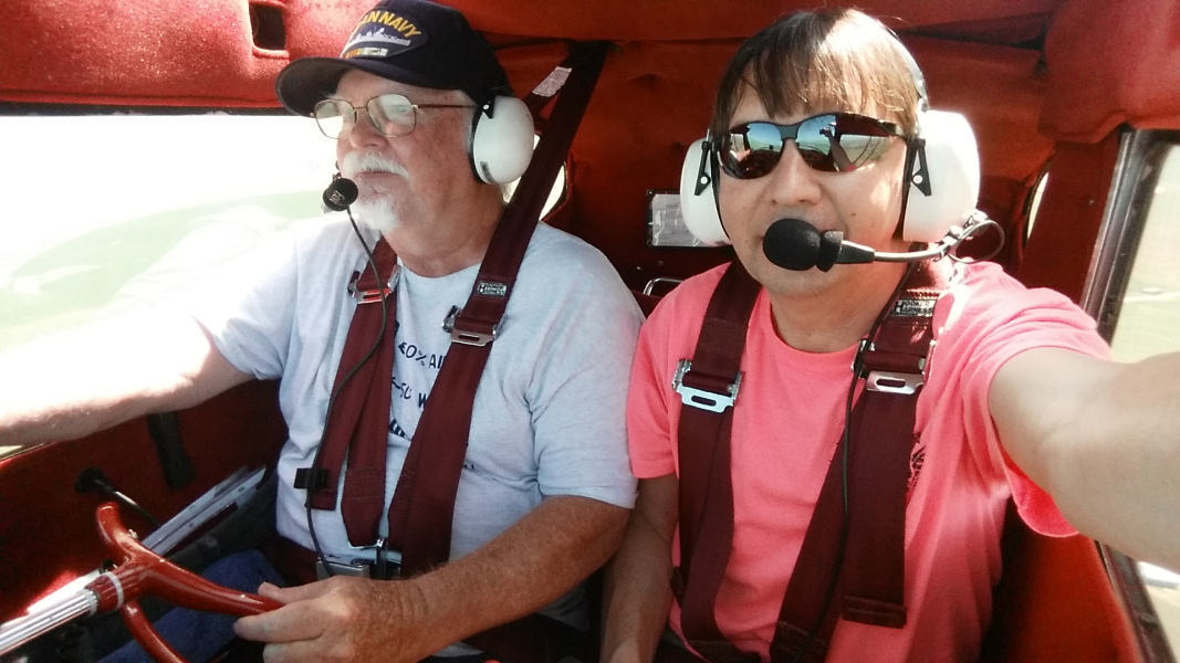 Bill and Bob flying C140