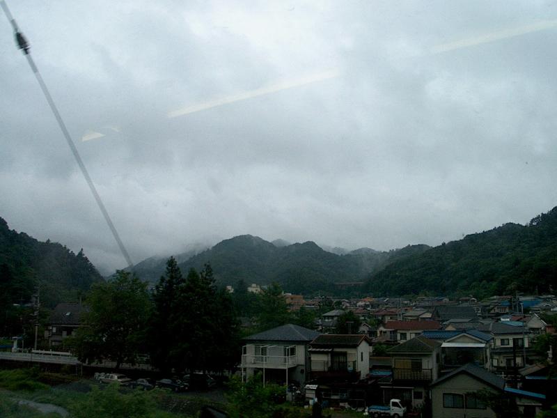 View from the train enroute to Mt Takao