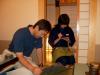Dinner withKiyoshi and Koji.  Note the wireless pad the waitress uses - most of the restauarnts used these.