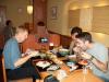 Monday night dinner with Kiyoshi - udon and soba noodles