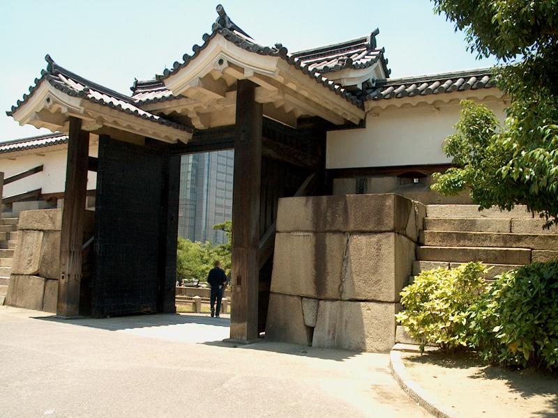 On each side along the walls around the entrance, notice the small holes under the eaves for shooting at invaders