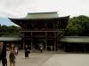 inner entrance to the Meiji Shrine