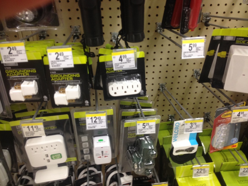 AC splitter in Walgreens